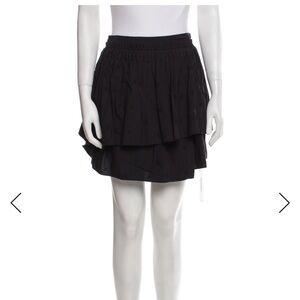 Ulla Johnson Black Layered Skirt - size 2